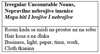 i brojive i nebrojive imenice